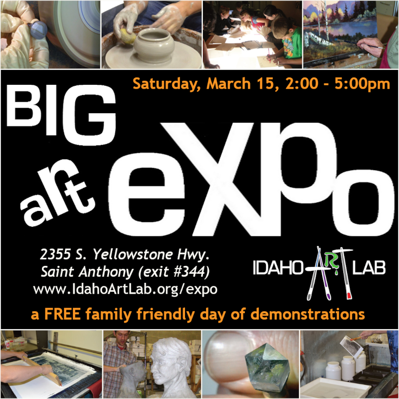 Big Art Expo. Saturday, March 15, 2:00pm - 5:00pm